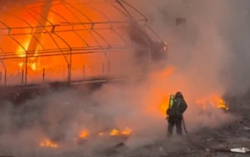 В Астане горит Cinema City